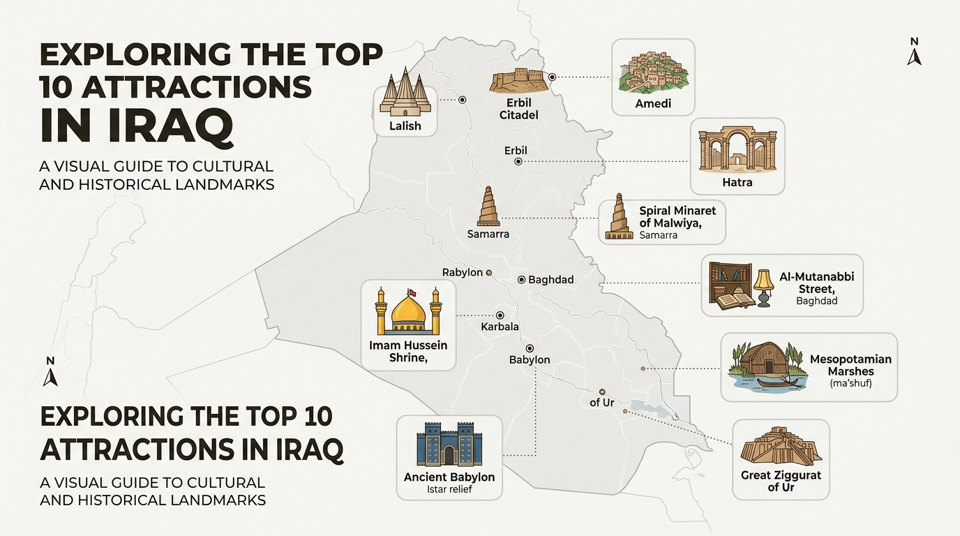 10 Best Tourist Attractions in Iraq: A Stress-free Guide