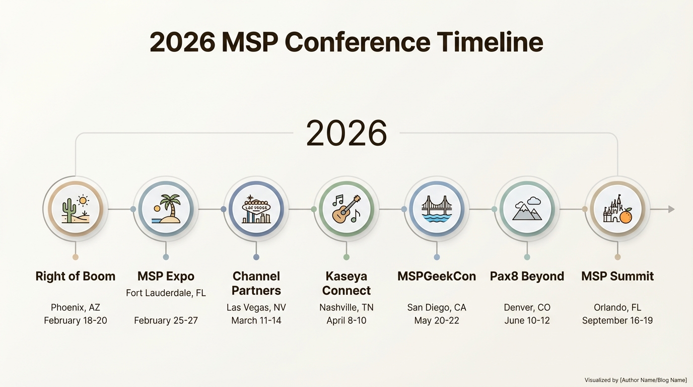 2026 MSP conference calendar for planning travel and budget