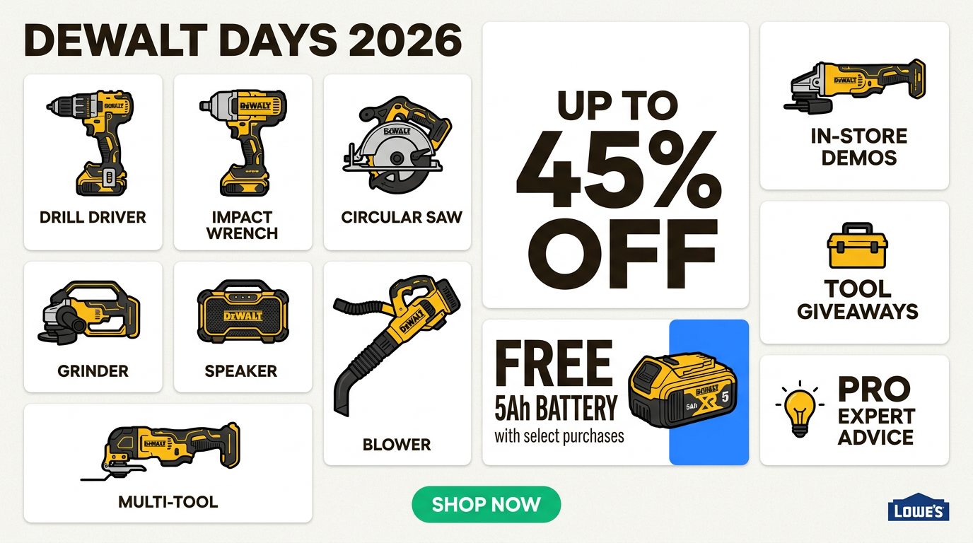 This promotional event offers significant savings on professional-grade tools and essential battery upgrades for any workshop.