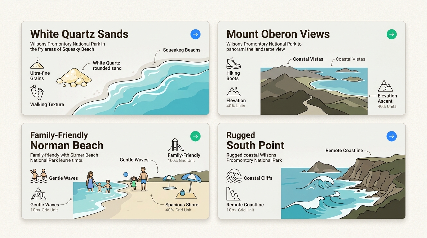 Squeaky Beach, Mount Oberon and other iconic spots showcase the park's natural diversity