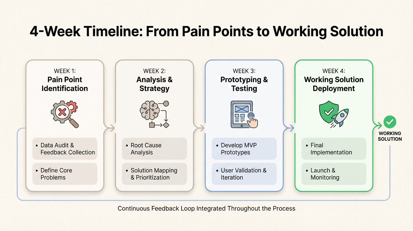 Most finance teams can build their first low-code solution within 30 days