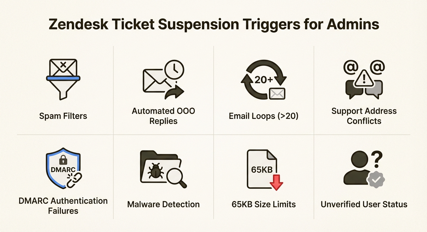 Acht häufige Auslöser für die Aussetzung zur Identifizierung legitimer Nachrichten in der Spam-Warteschlange