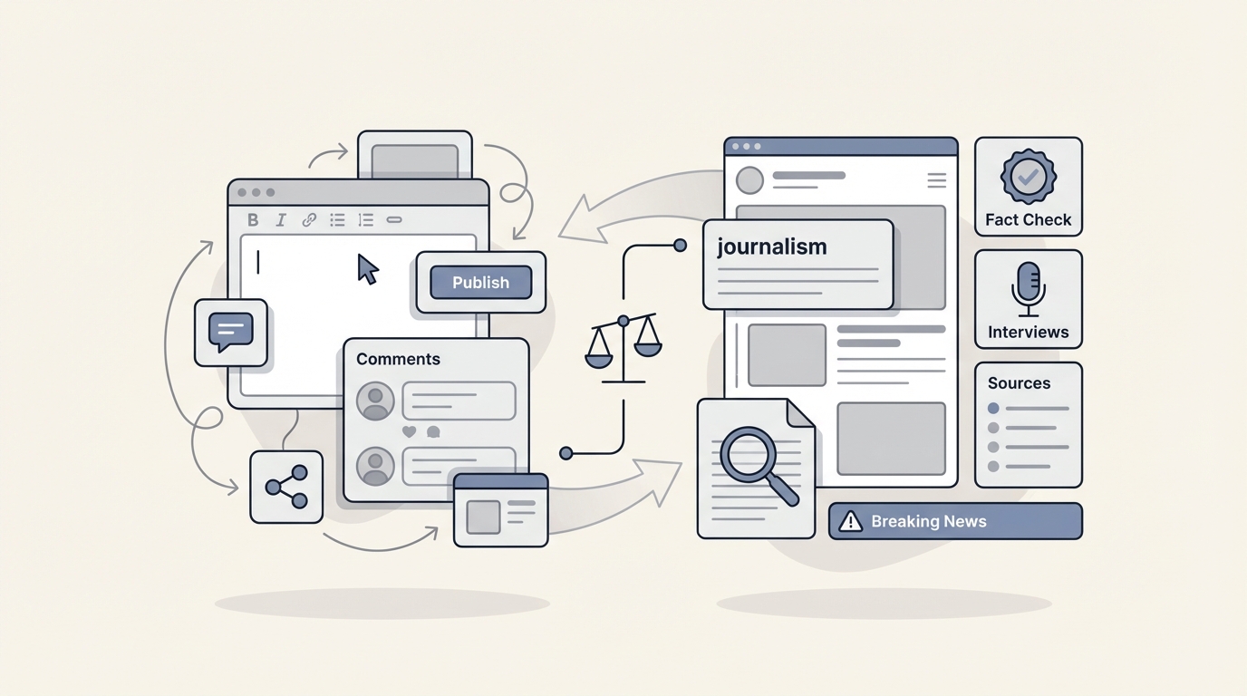 Redacción de blogs vs. periodismo: Las diferencias clave para creadores ...