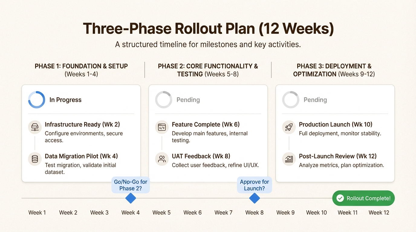 Cadre de 90 jours pour la mise en œuvre des améliorations du temps de résolution