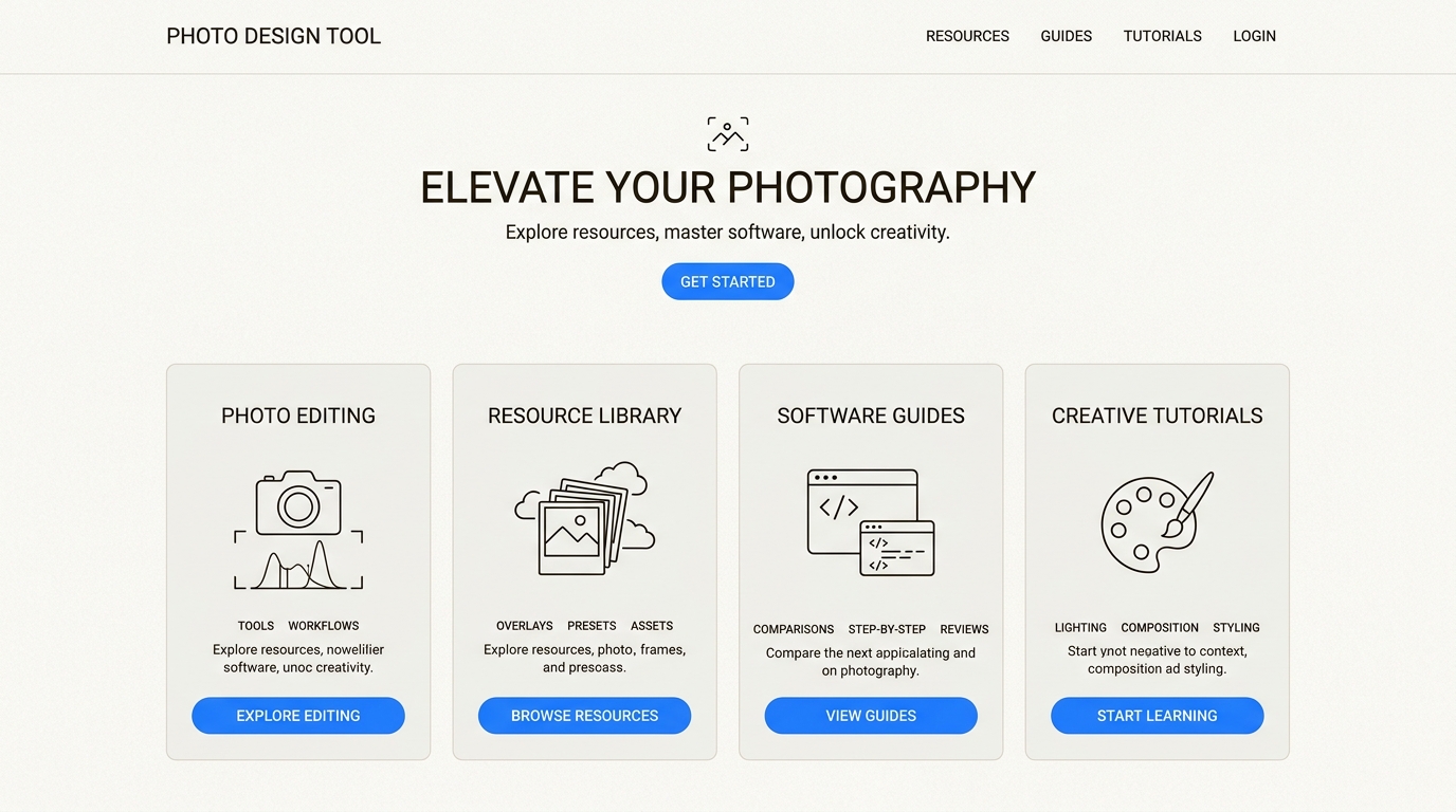 Photo Design Tool acts as a central hub, providing comprehensive resources and guides for all your photo editing needs.