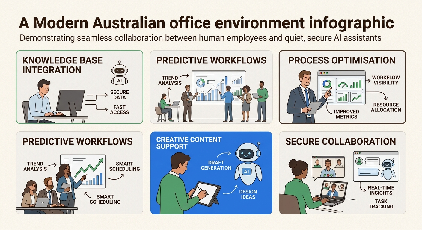 Intelligent automation aims to free up valuable team hours by handling repetitive tasks quietly and securely, fostering a resilient and efficient business.