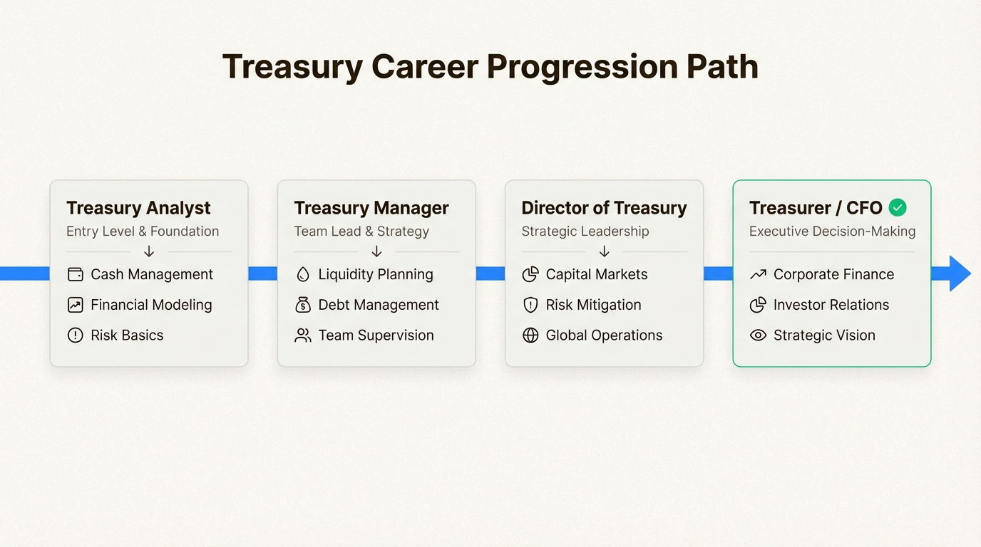 Treasury offers a clear path to senior finance leadership positions