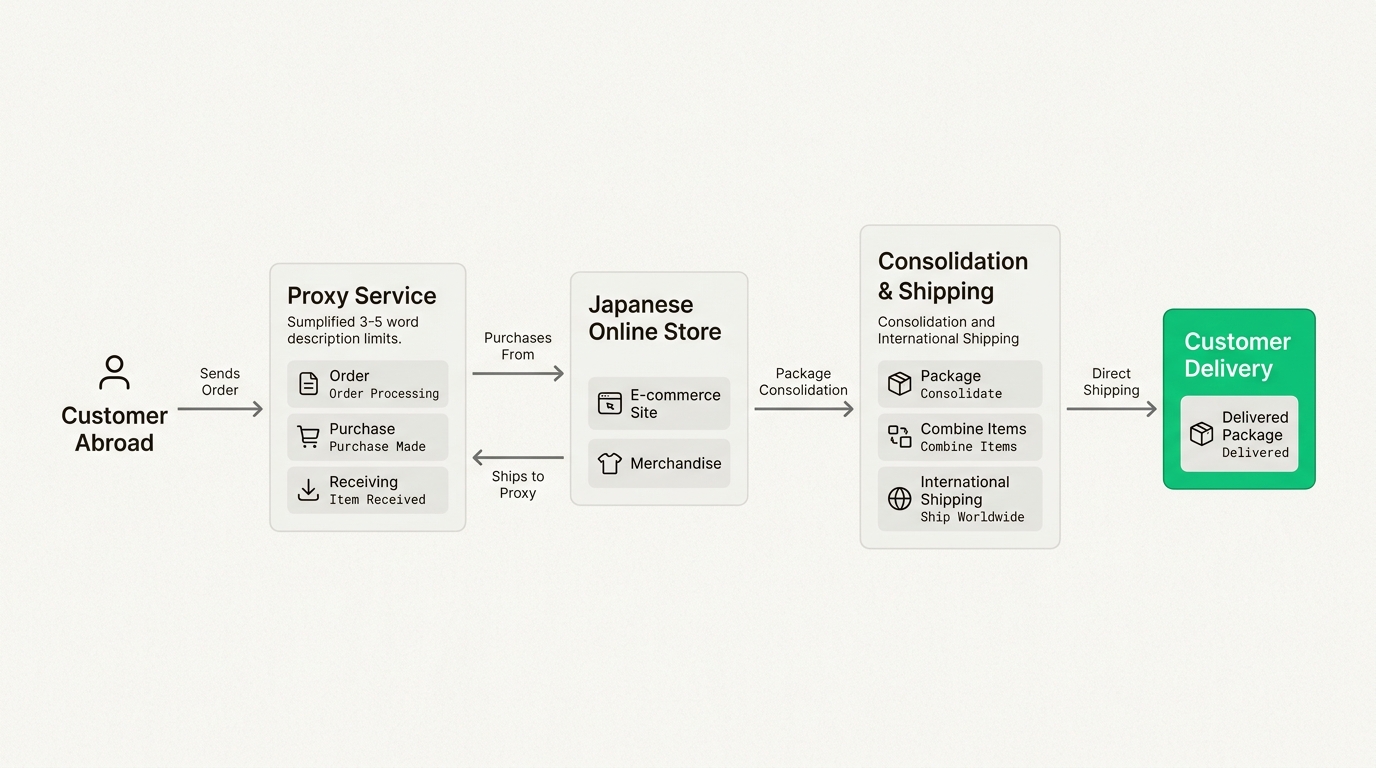Understand how a Japanese proxy service simplifies international shopping by acting as your local buyer and shipping consolidator, bridging the gap between you and Japanese retailers.