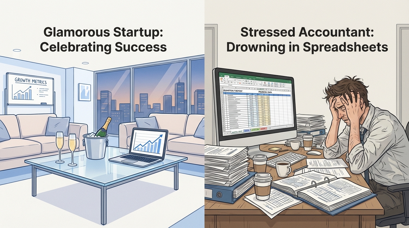 The gap between the startup dream and the day-to-day finance reality