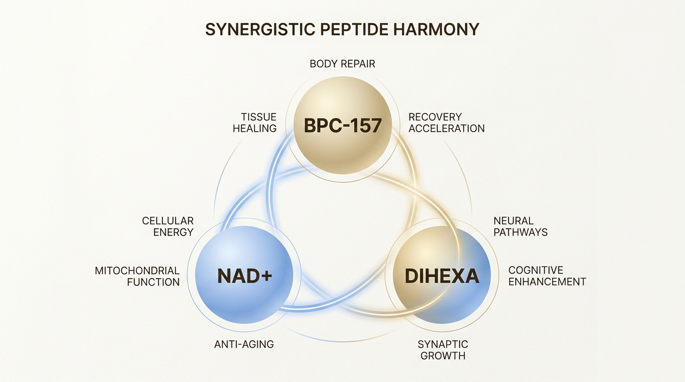 The Restoration Suite: three compounds working in concert for systemic renewal