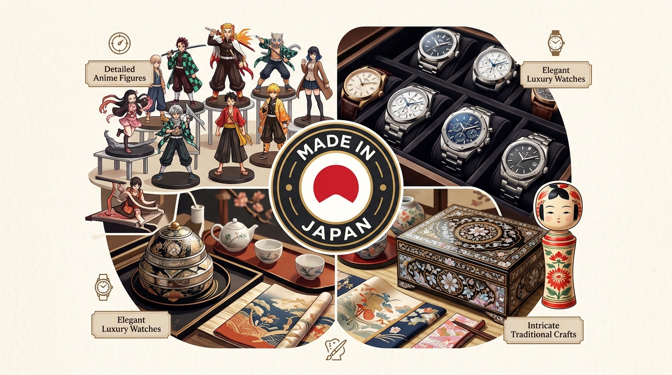 Discover the allure of authentic Japanese products, from exclusive collectibles to high-quality craftsmanship, making international shopping a rewarding experience.