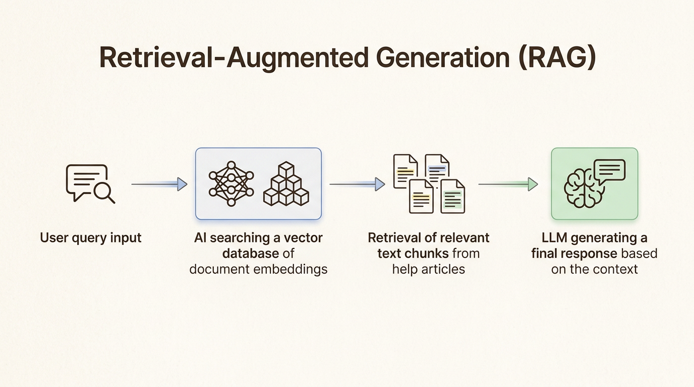 La tecnología RAG basa las respuestas de la IA en tu documentación para obtener respuestas precisas