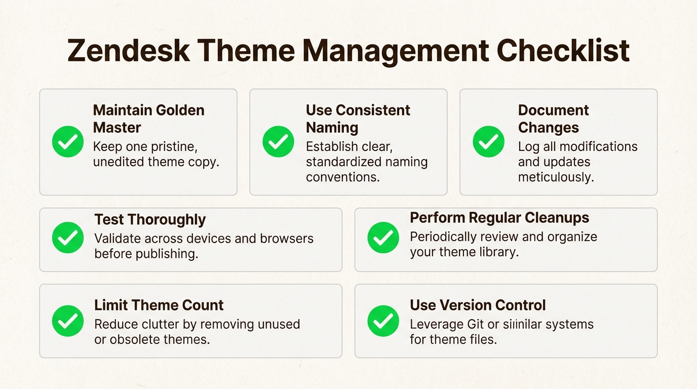 Hábitos organizacionais para manter atualizações de design estáveis da central de ajuda