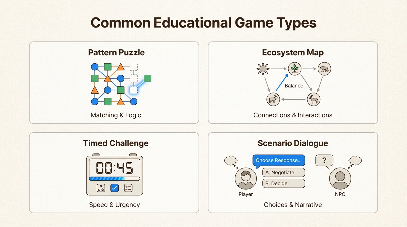 Each game type reveals different cognitive and behavioral strengths