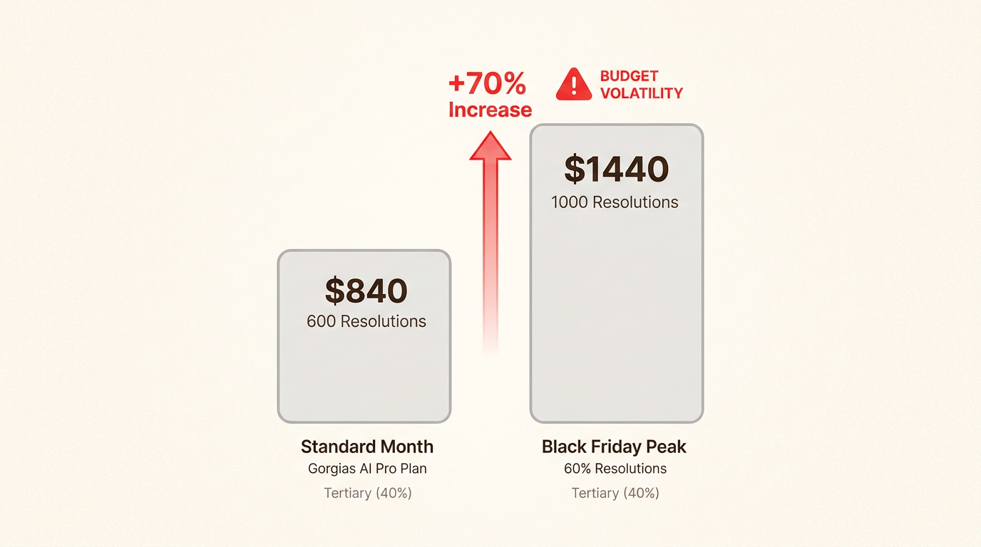 Infografía de escalada de costos que muestra los picos de precios basados en tickets durante los períodos de ventas de alto volumen