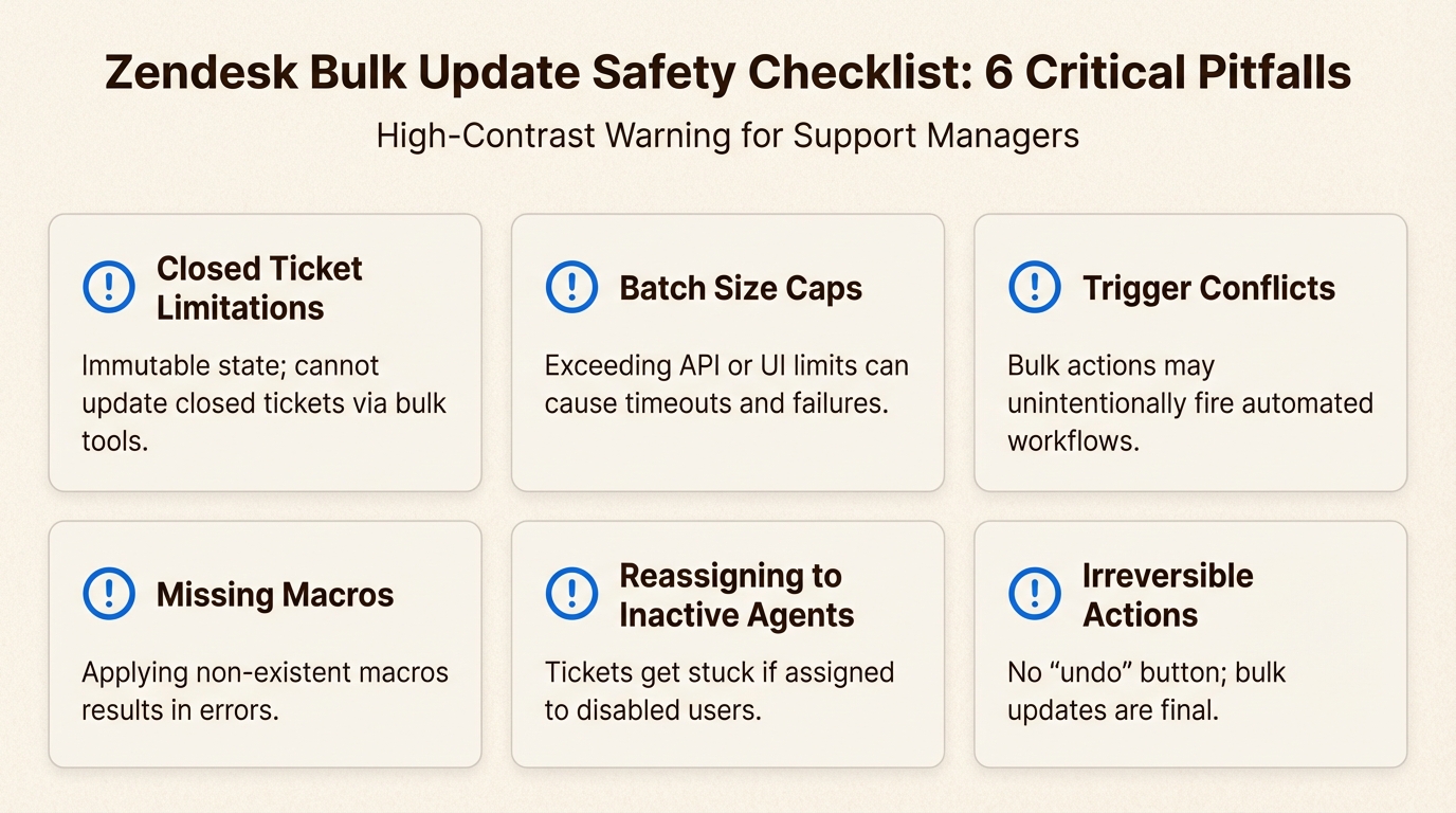 Erreurs courantes de mise à jour groupée à éviter pour éviter la perte de données et la perturbation du flux de travail