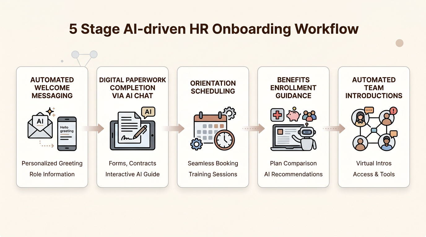 La incorporación guiada por IA agiliza las tareas administrativas para los nuevos empleados