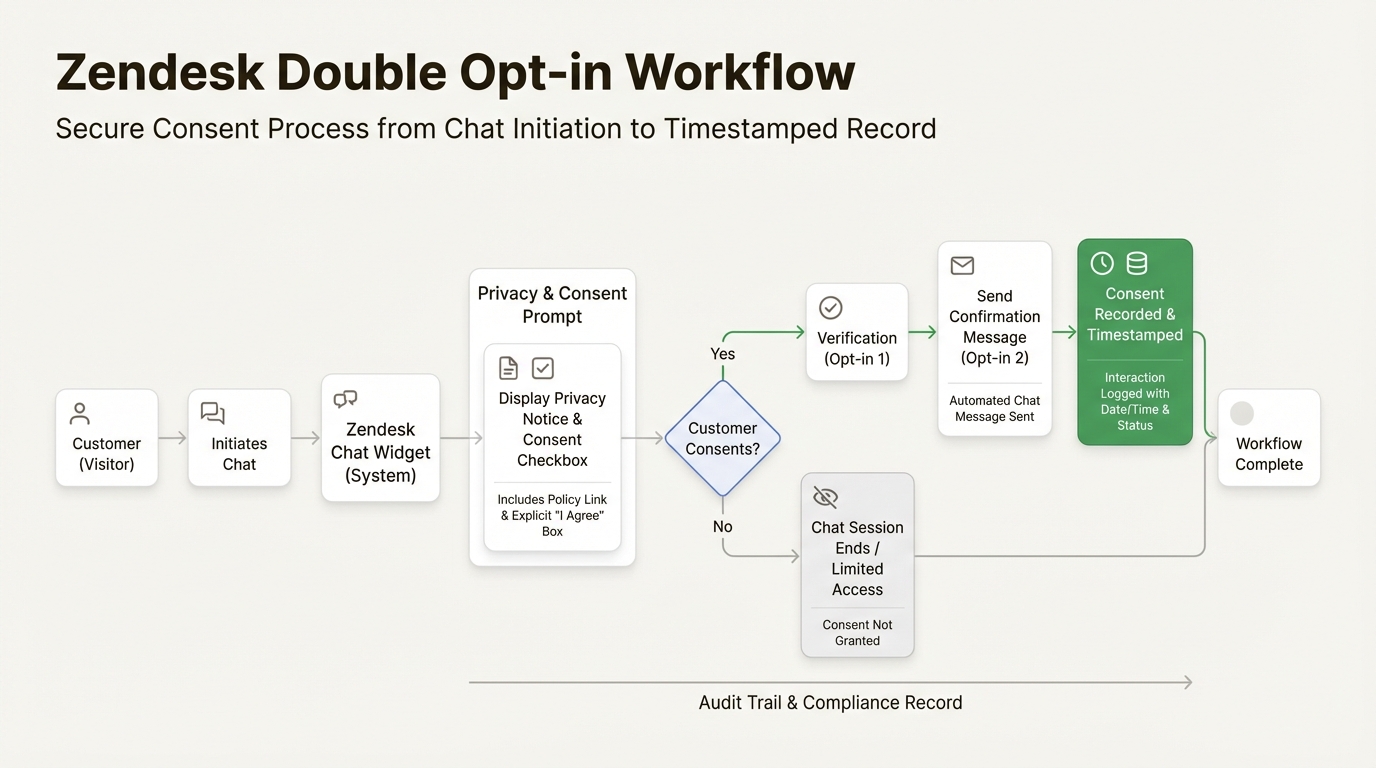 La mise en œuvre d'un flux de travail de double opt-in fournit une piste d'audit vérifiable qui protège votre organisation lors des audits réglementaires.