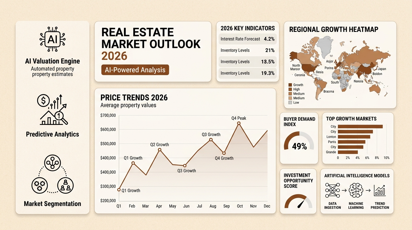 Visualize how AI instantly analyzes 2026 real estate market trends, empowering you to understand your property's value.