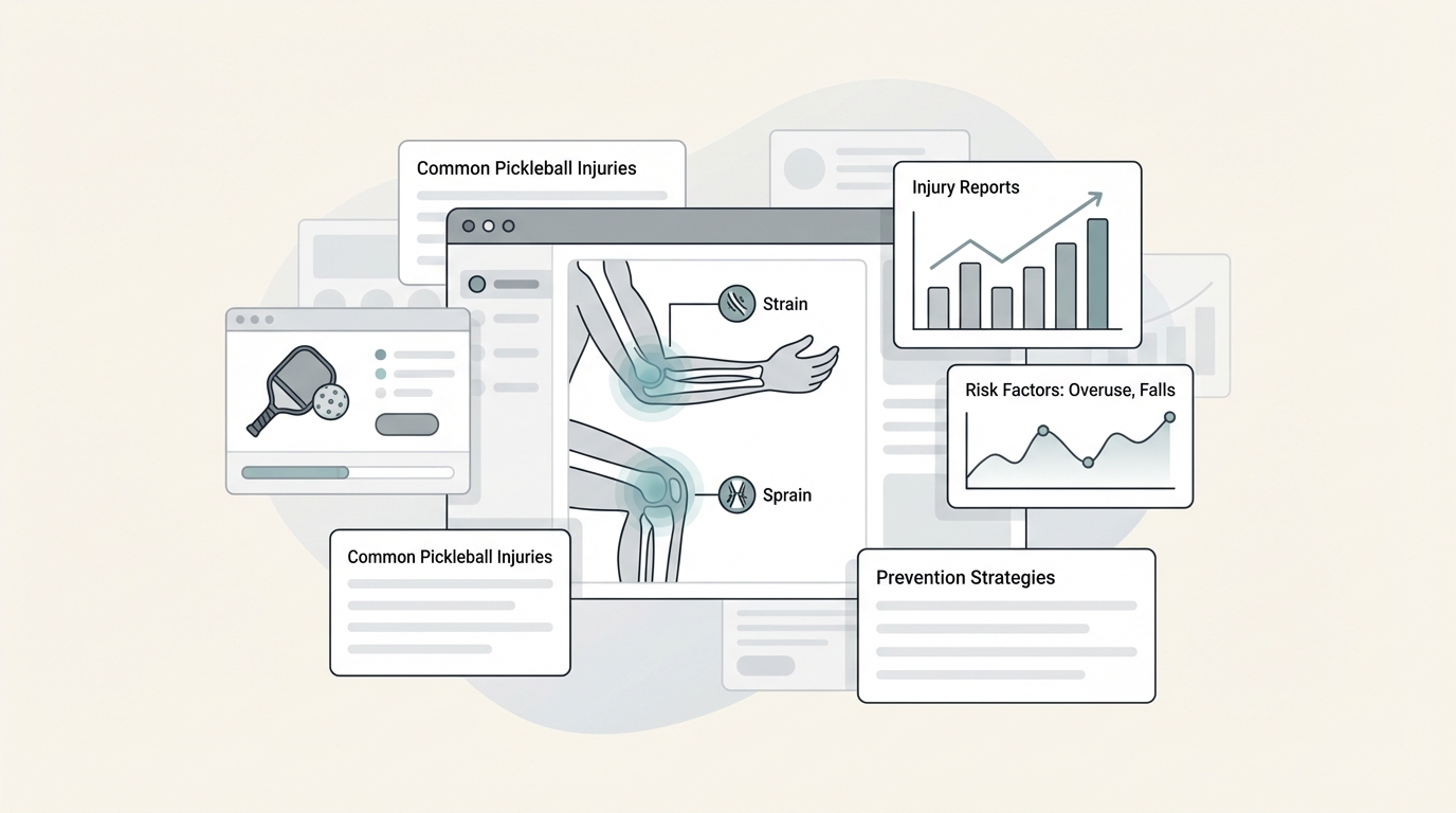 A comprehensive guide to understanding and preventing pickleball injuries