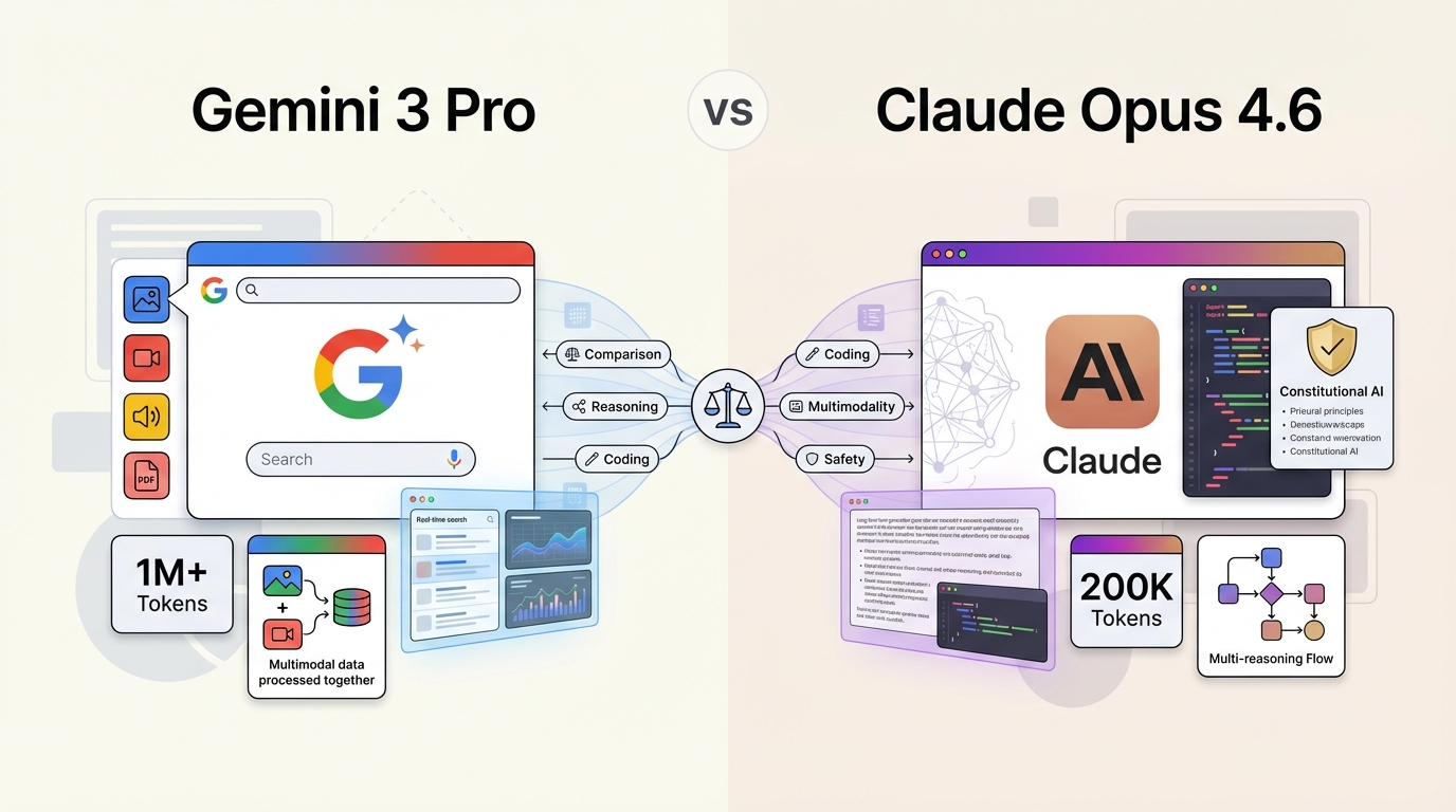 Gemini 3 Pro vs Claude Opus 4.6: A practical comparison | eesel AI