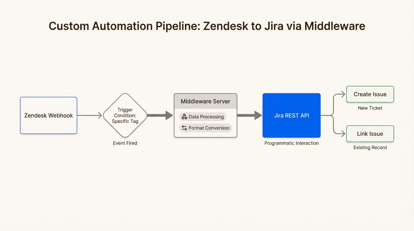 La automatización de la conexión a través de la API elimina los pasos manuales y permite flujos de trabajo de escalamiento altamente personalizados adaptados a las necesidades específicas de ingeniería.