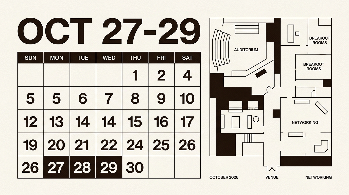 Visual timeline showing MSP NXT dates in the context of the 2026 conference calendar