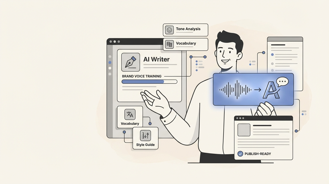 A guide to using an AI blog writer with brand voice training | eesel AI