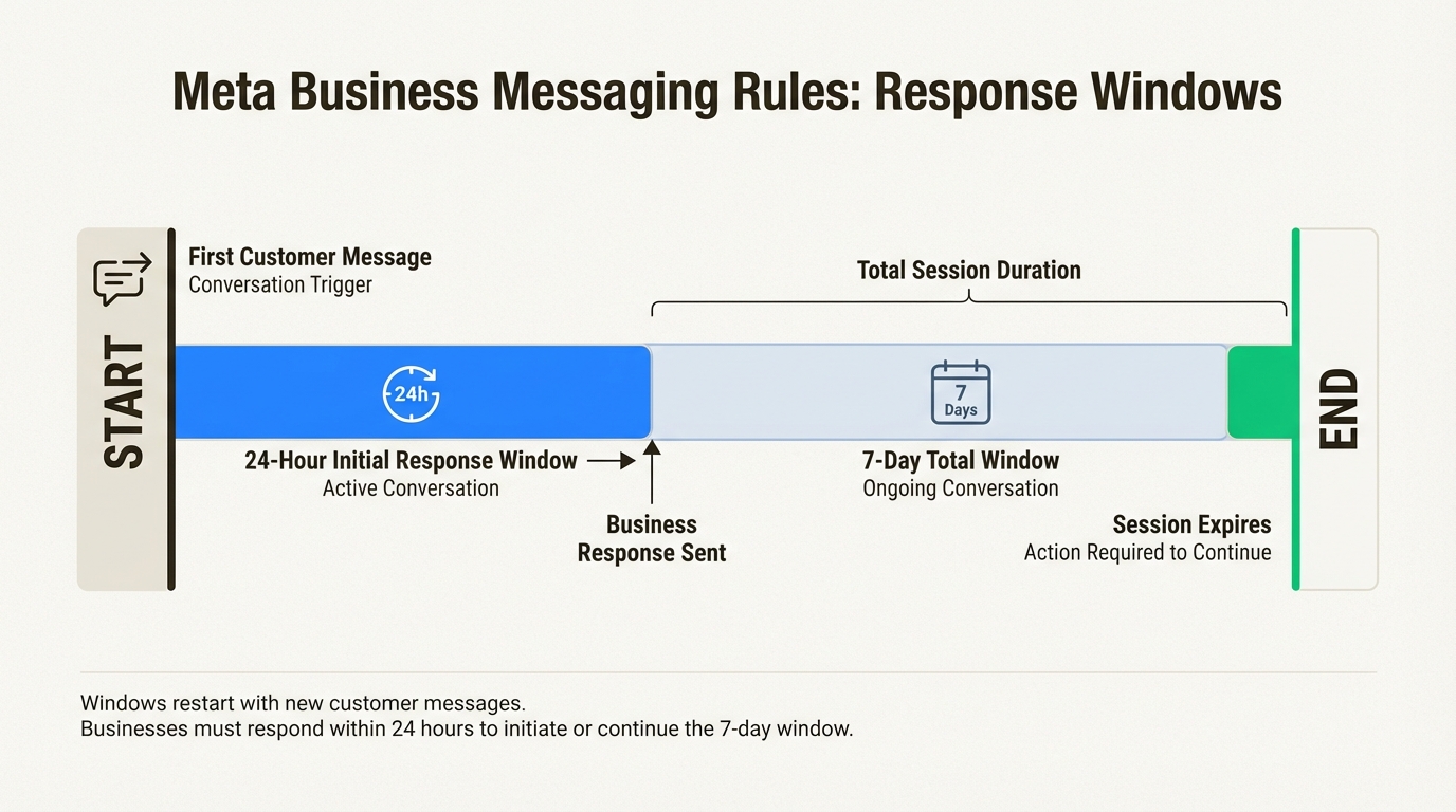 Compreender essas janelas de resposta rigorosas é fundamental para manter a comunicação ativa e evitar respostas bloqueadas na plataforma do Instagram.