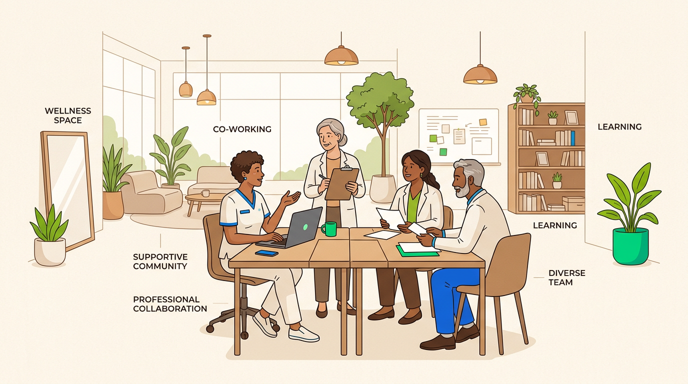 Community support makes career transitions less isolating and more achievable