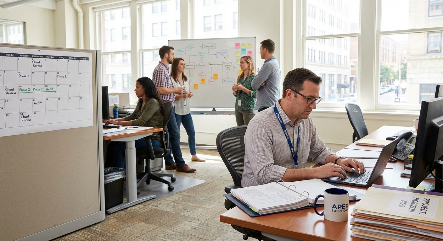 Industry auditors build deep expertise within a single organization's culture and operations