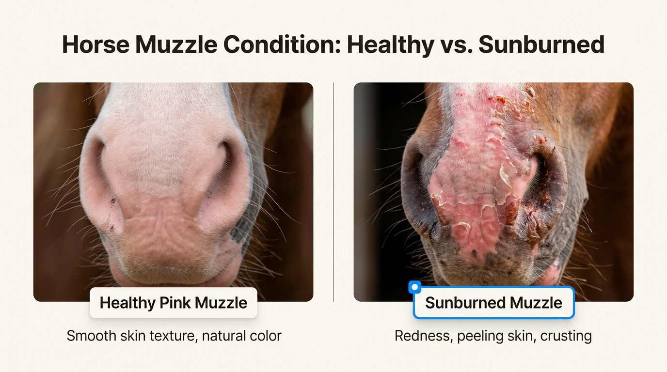 Identifying early signs like redness and peeling on the muzzle helps owners intervene before skin damage becomes severe or cancerous.