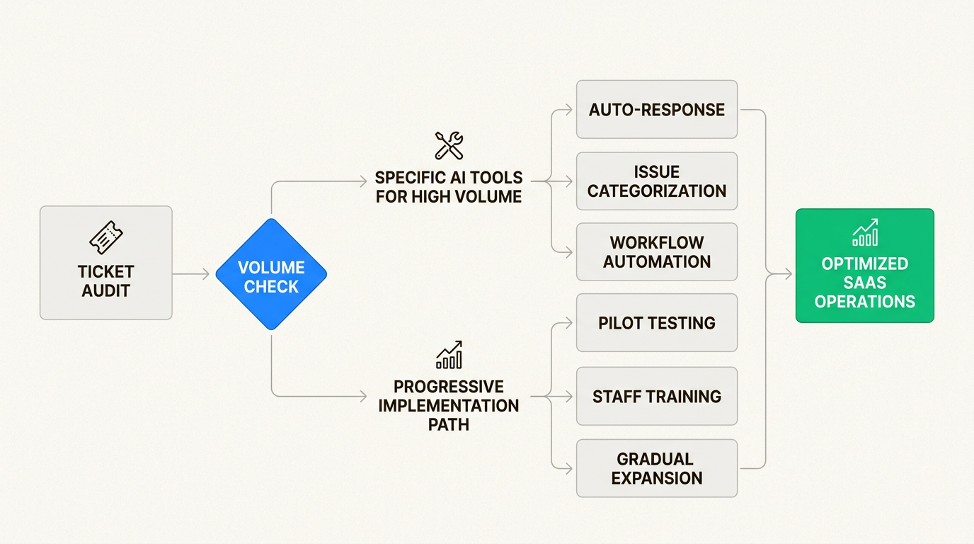 Strukturierter Entscheidungsbaum für die KI-Implementierungsplanung