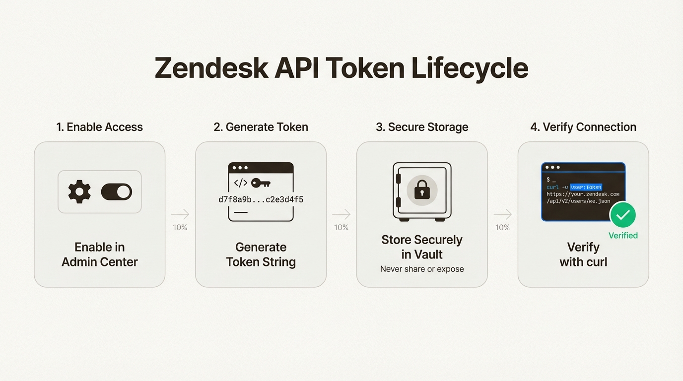 API-Token-Aktivierung, -Speicherung und -Verifizierung Workflow für Produktionsumgebungen