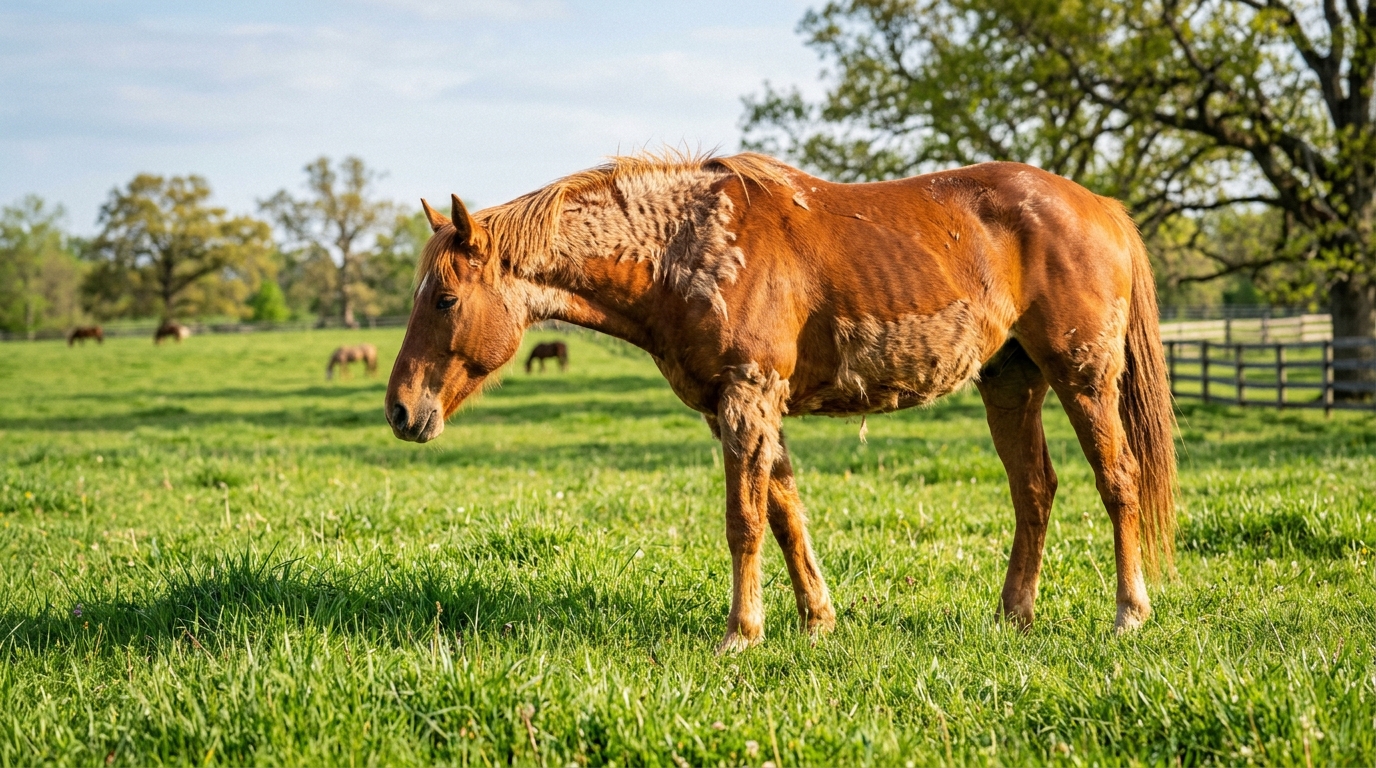 Recognizing the physical signs of shedding helps owners time the transition to spring grazing and increased activity levels safely.
