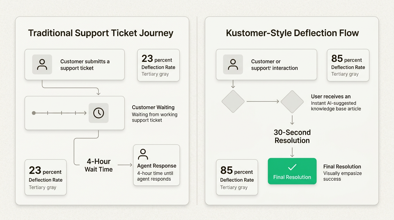 El desvío transforma la experiencia del cliente al proporcionar respuestas instantáneas y reducir el volumen de soporte manual