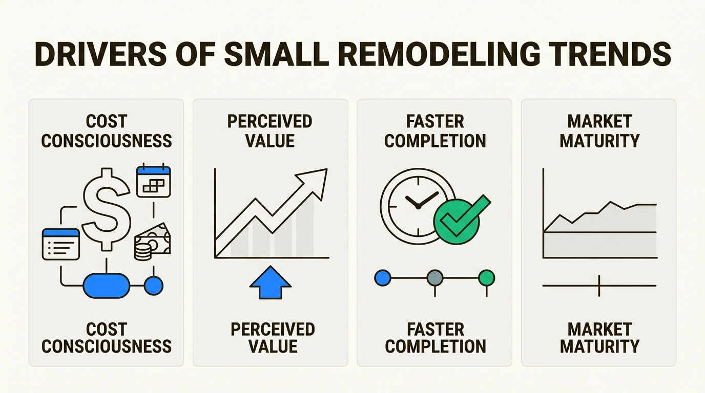 Explore the compelling reasons why homeowners are increasingly choosing smaller, more manageable home improvement projects over large-scale renovations.
