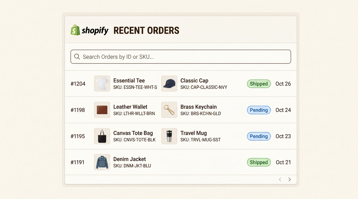 Cartão de Insight do Kustomer mostrando padrões de compra do cliente e status do pedido