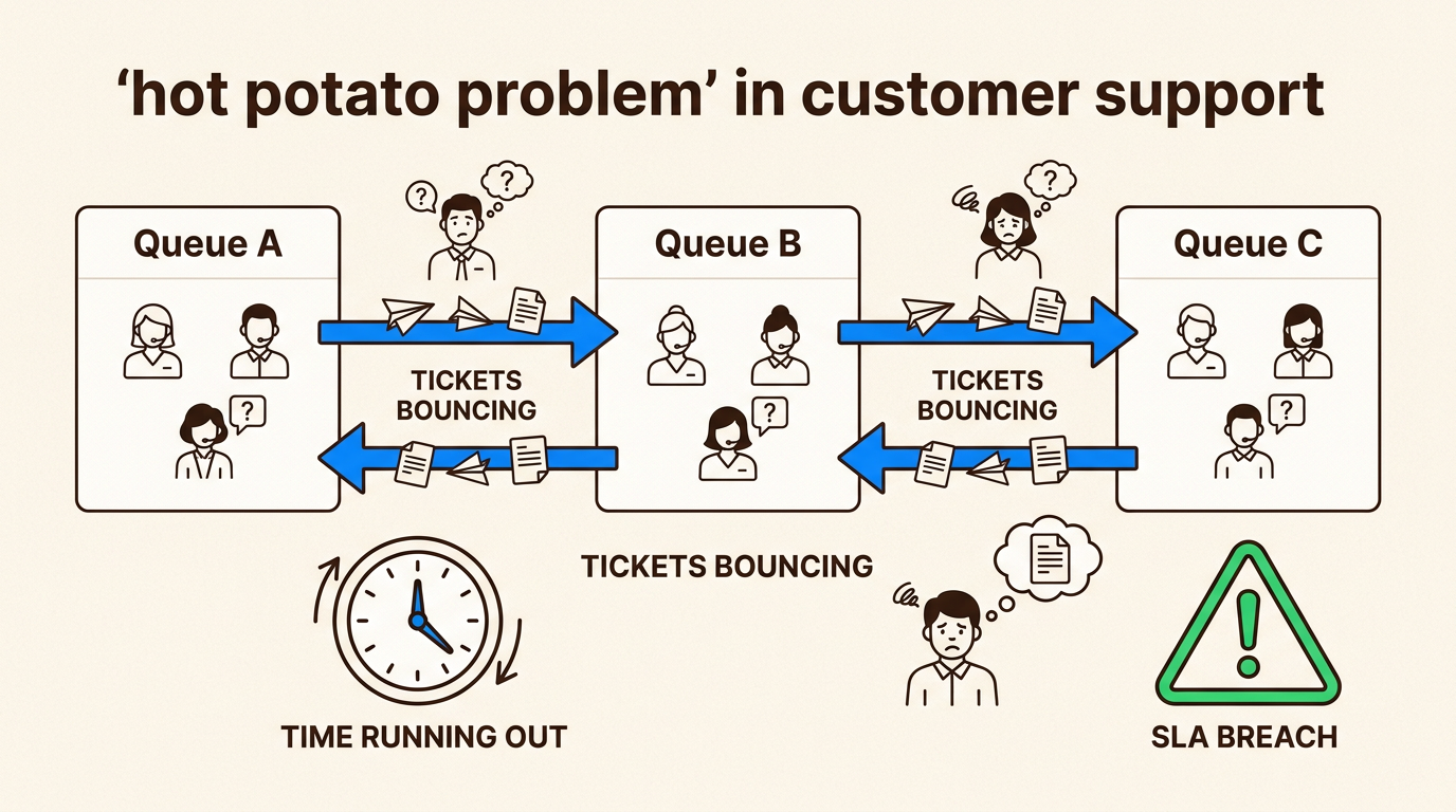 Retrasos en el enrutamiento manual y riesgos de incumplimiento del SLA