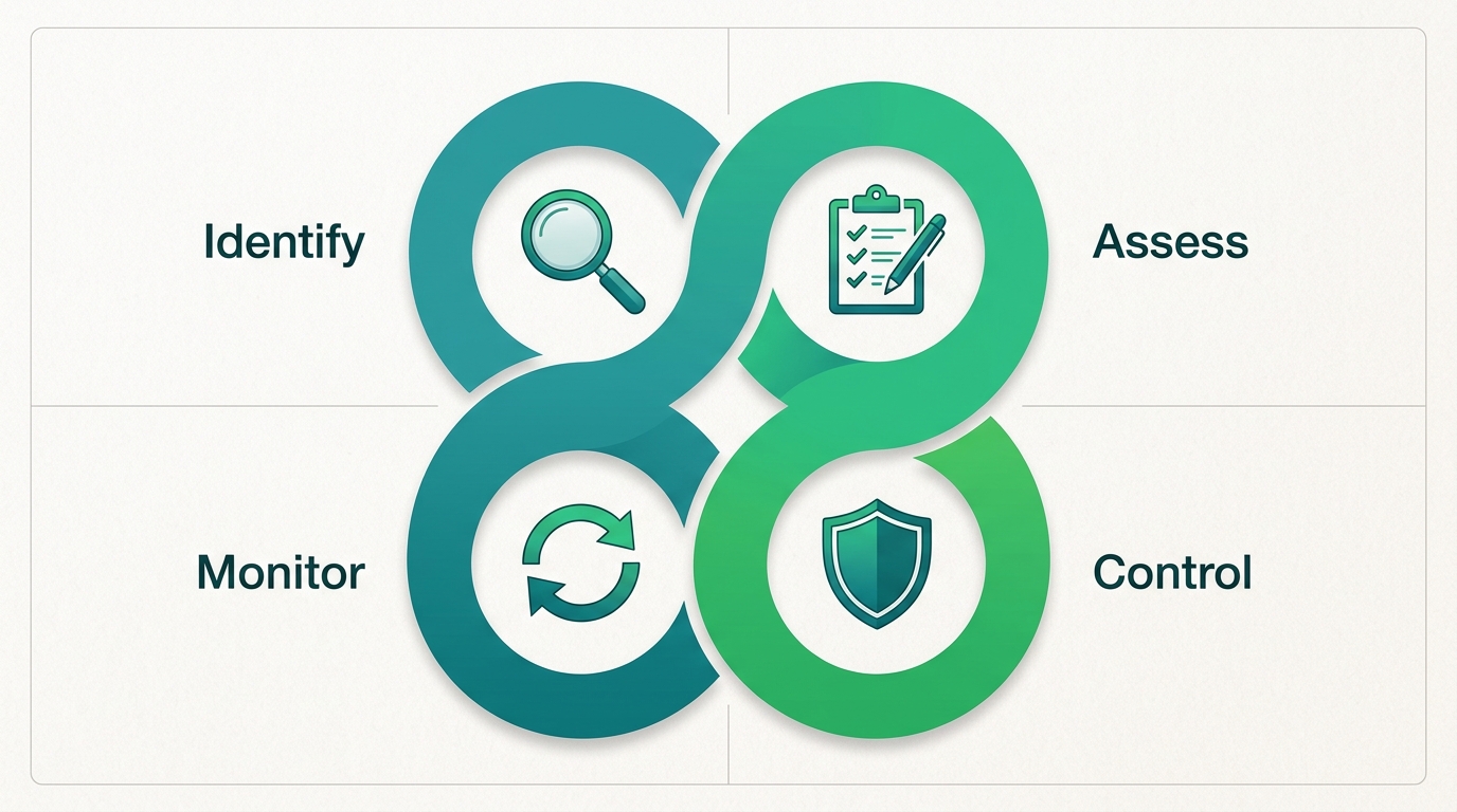 Continuous management cycle for identifying and mitigating psychological hazards in schools