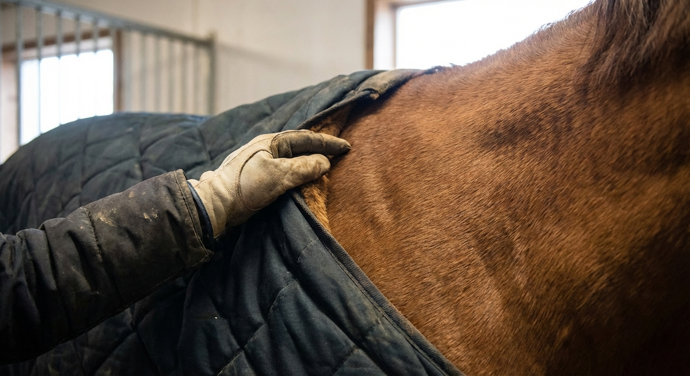 Regularly performing the hand test ensures your horse is neither overheating nor chilled, allowing for timely adjustments to their blanketing.