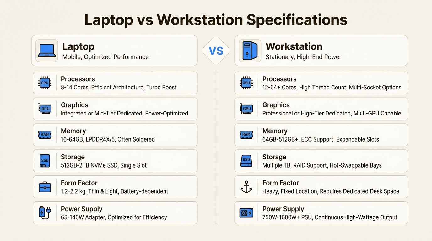 Workstations pack significantly more power for professional applications
