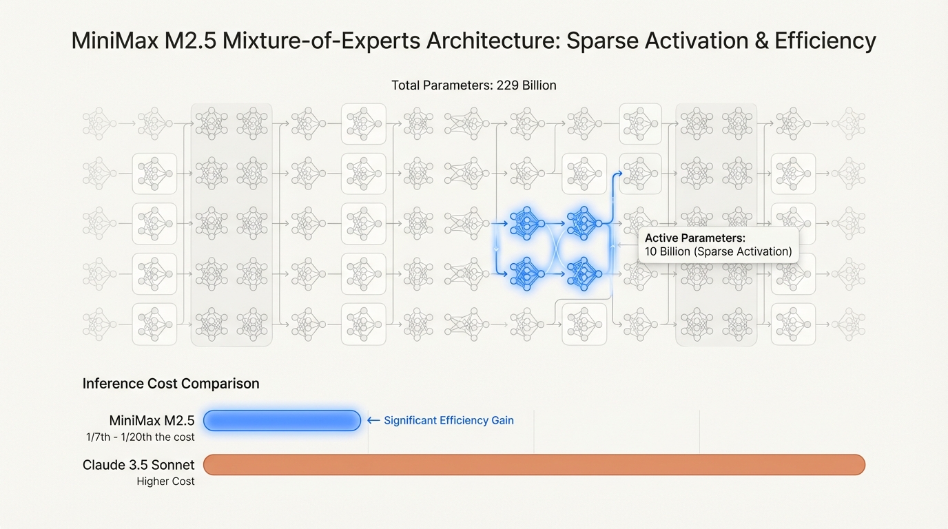 Arquitetura Mixture-of-Experts oferecendo inteligência de alto nível com custos operacionais reduzidos