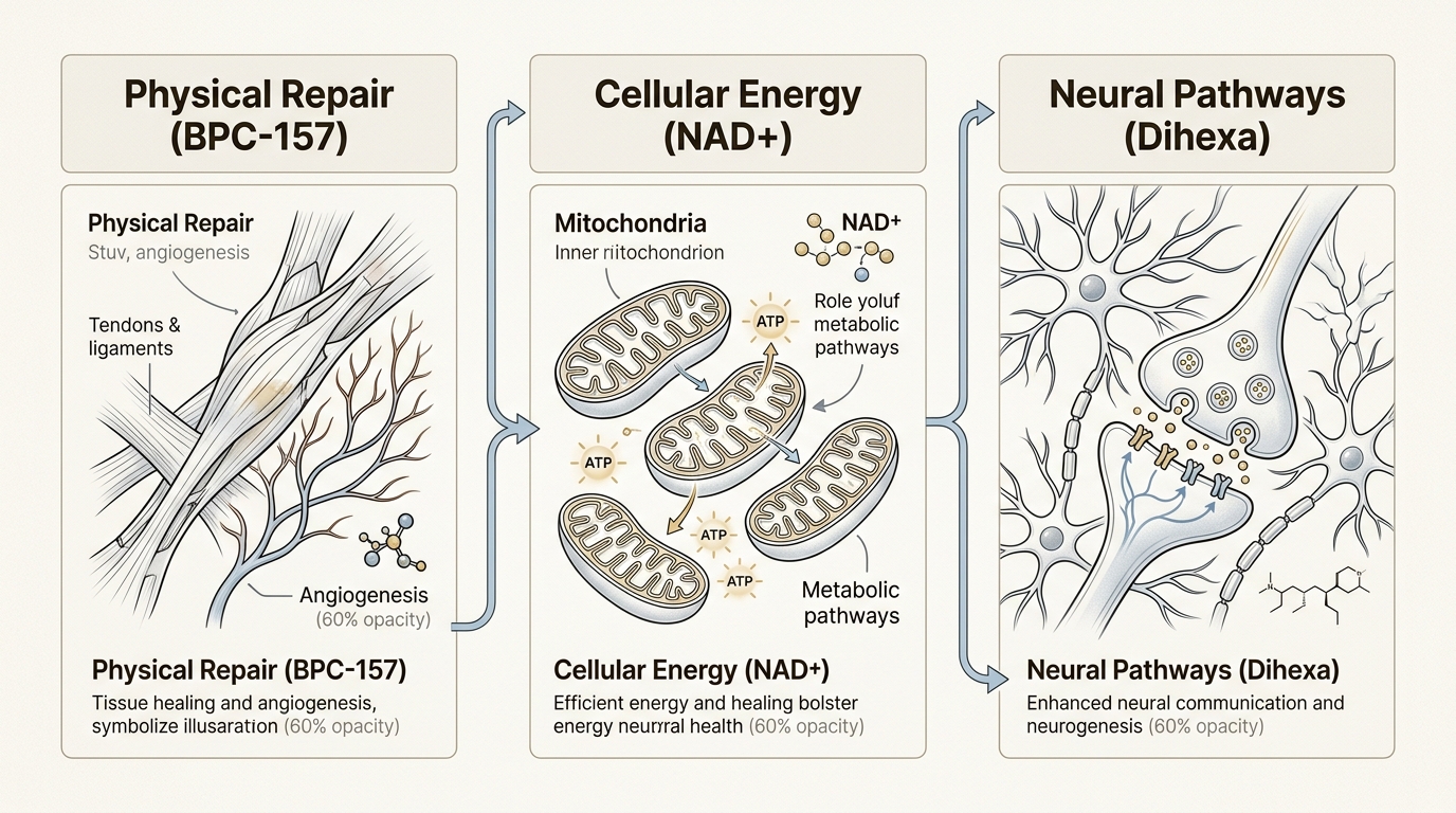The three pillars of restoration: physical, cellular, and neurological renewal