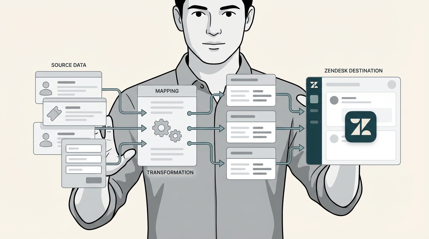 Zendesk移行のためのデータマッピング方法：完全ガイド