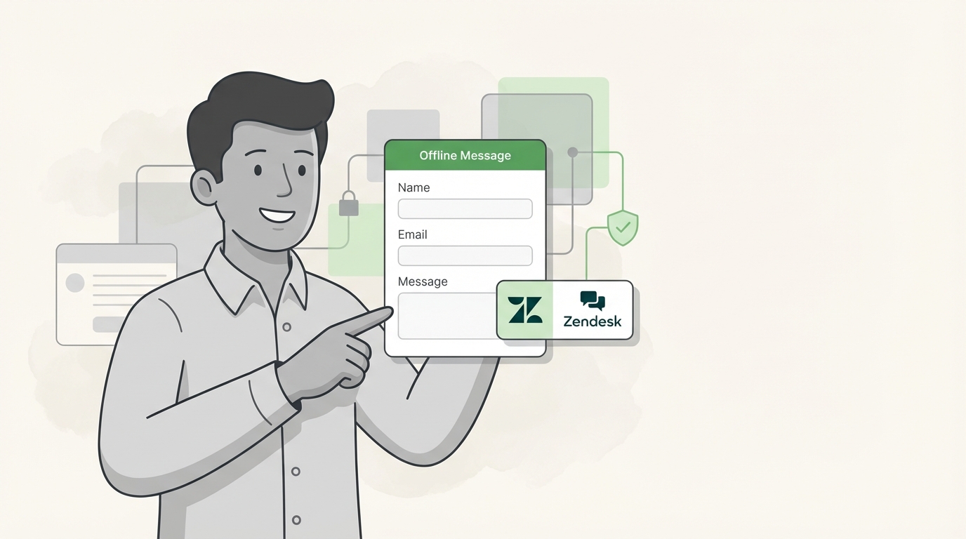 How to set up and customize the Zendesk web widget offline form | eesel AI