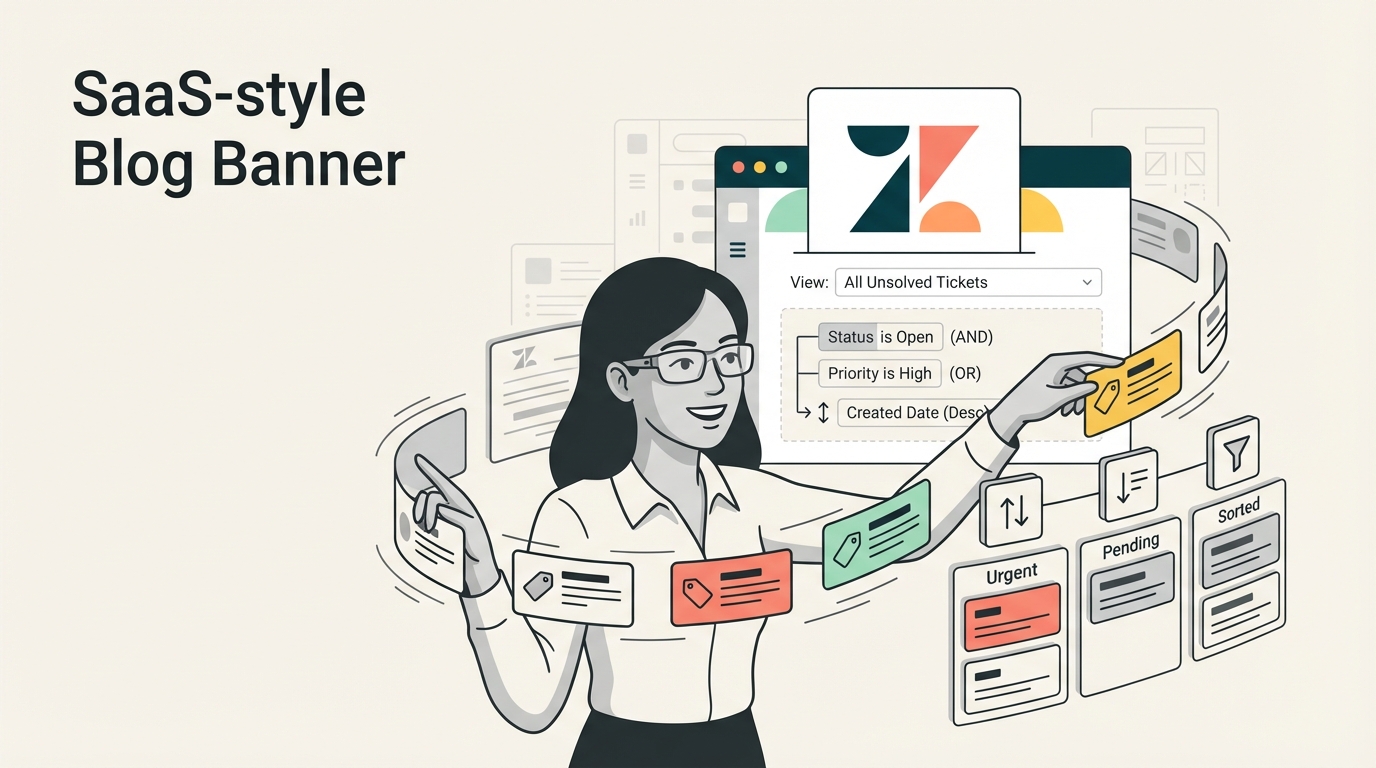 Zendeskビューの条件と並べ替え：2026年完全ガイド | eesel AI