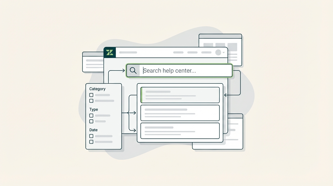 Zendeskヘルプセンターの検索とファセット：2026年完全ガイド