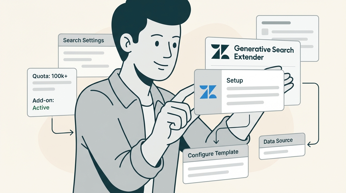Zendesk Generative Search Extender の設定方法：完全ガイド