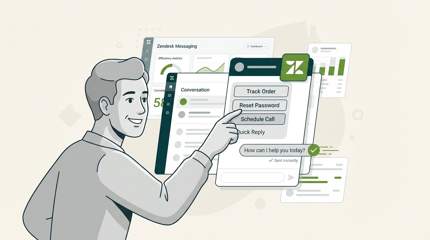 How to use Zendesk messaging quick replies: A complete guide